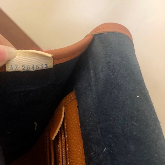 Vintage Dooney & Bourke Navy Blue Essex Bag - Picture 9 of 16